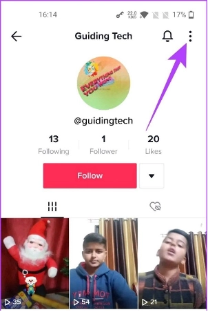 آموزش بلاک یا آنبلاک کردن کاربران در تیک تاک (TikTok) جهت بلاک کردن کاربران تیک تاک ابتدا به تنظیمات مراجعه کنید